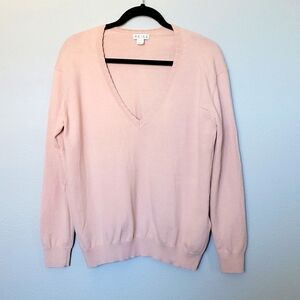 Reiss Sweet Twee Preppy cotton wool cashmere blend sweater small